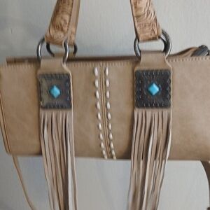 Tan Fringe Women's Bag Montana West